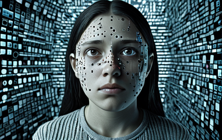**Prompt 1 (Vulnerability and Overwhelm):**
    "A person (gender-neutral, thoughtful expression) standing within a complex, somewhat chaotic digital landscape. Fragmented data streams, broken padlock icons, and subtle, shadowy cyber threats loom in the background, creating a sense of a vulnerable 'digital home' or a 'mosaic of data' scattered across an uncertain online sea. Realistic, with a slightly somber or reflective tone, emphasizing the hidden dangers and overwhelming nature of the current digital world. Focus on abstract digital elements surrounding the person."